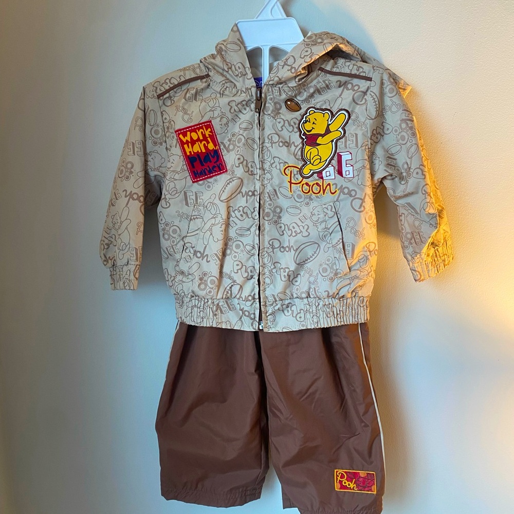 Disney Winnie The Pooh Baby Two Piece Tracksuit 12 Months